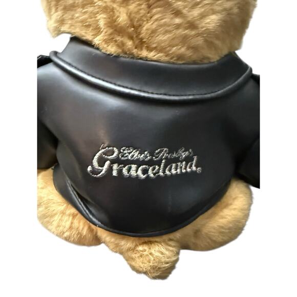 2000 Elvis Presley Graceland Biker Bear collectible plush toy - Picture 7 of 8